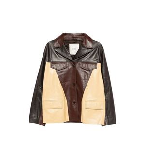 Siedres Brown Jackets - Leather Jackets Women
